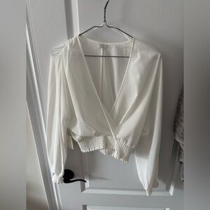 Aritzia Wilfred REIGN BLOUSE size medium in white - NWT